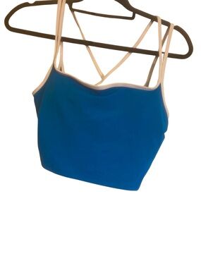 NWOT Vuori Layered Bra REGATTA BLUE Size Medium